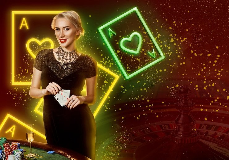 Mobile phone displaying live roulette table interface